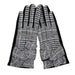 Plaid Smart Glove with Knot Black