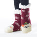 Kids Faux Sherpa Linked Slipper Socks