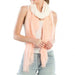 Two-Tone Soft Oblong Scarf Pink