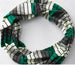 Assorted Green/White Scarves Infinity Green/White/Grey