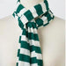 Assorted Green/White Scarves Green/White