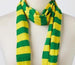 Assorted Green/White Scarves Green/Yellow