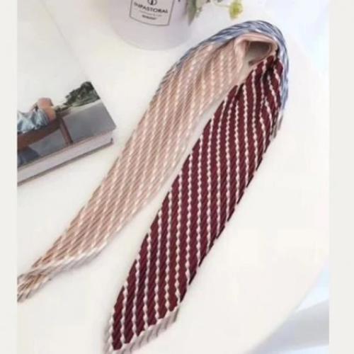 Pleated Dia Scarf Blush/Multi