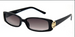 Emblem Fashion Sun Readers Black