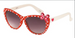 Girl's Plastic Frames with Bow Accent Red