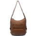 The Lisa Convertible Shoulder Bag/Backpack Brown