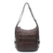 The Lisa Convertible Shoulder Bag/Backpack Chocolate Brown
