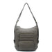 The Lisa Convertible Shoulder Bag/Backpack Dark Grey