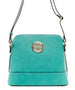 Fashion Emblem Messenger Bag Turquoise