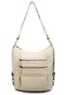 The Lisa Convertible Shoulder Bag/Backpack Taupe