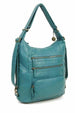 The Lisa Convertible Shoulder Bag/Backpack Side