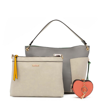 Tassel Accent Crossbody Bag With Flap Top - 10.5x9x4.5 Inch, Adjustable Strap, Faux Leather - View #10