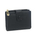 Front Snap Small Wallet Black