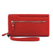 Zip Pocket Wallet/Wristlet Red