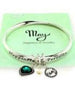 Birthstone Twist Bangle May