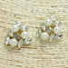 Pearl & Crystal Earrings Gold