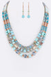 Mix Beads Layer Necklace Set