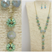 Beaded Flowers Long Necklace
