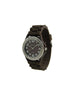 Jelly Watch with Rhinestones - Large Face Brown
