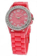 Large Silicone (Jelly) Watch Coral