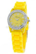 Small Silicone (Jelly) Watch Yellow