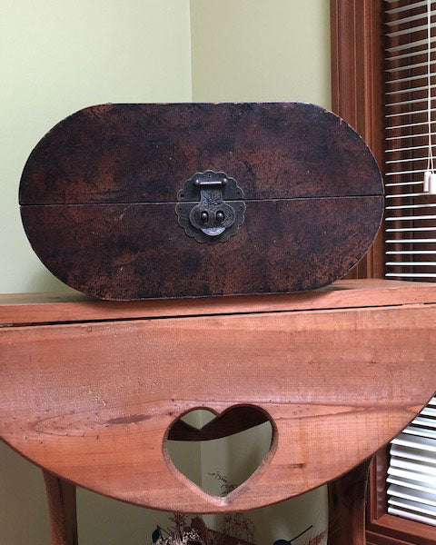 Antique Look Oval Box