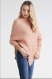 Speckled Poncho with Sleeves Side