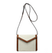 Structured Flap-Over Crossbody White