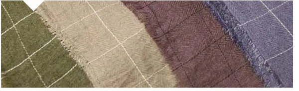 Sonoma Scarf Green, Beige, Wine and Blue