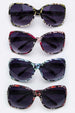 Floral Print Butterfly Sunglasses