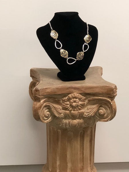 Small Black Velvet Necklace Display/Bust