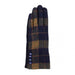 Plaid Smart Glove with Button Accent